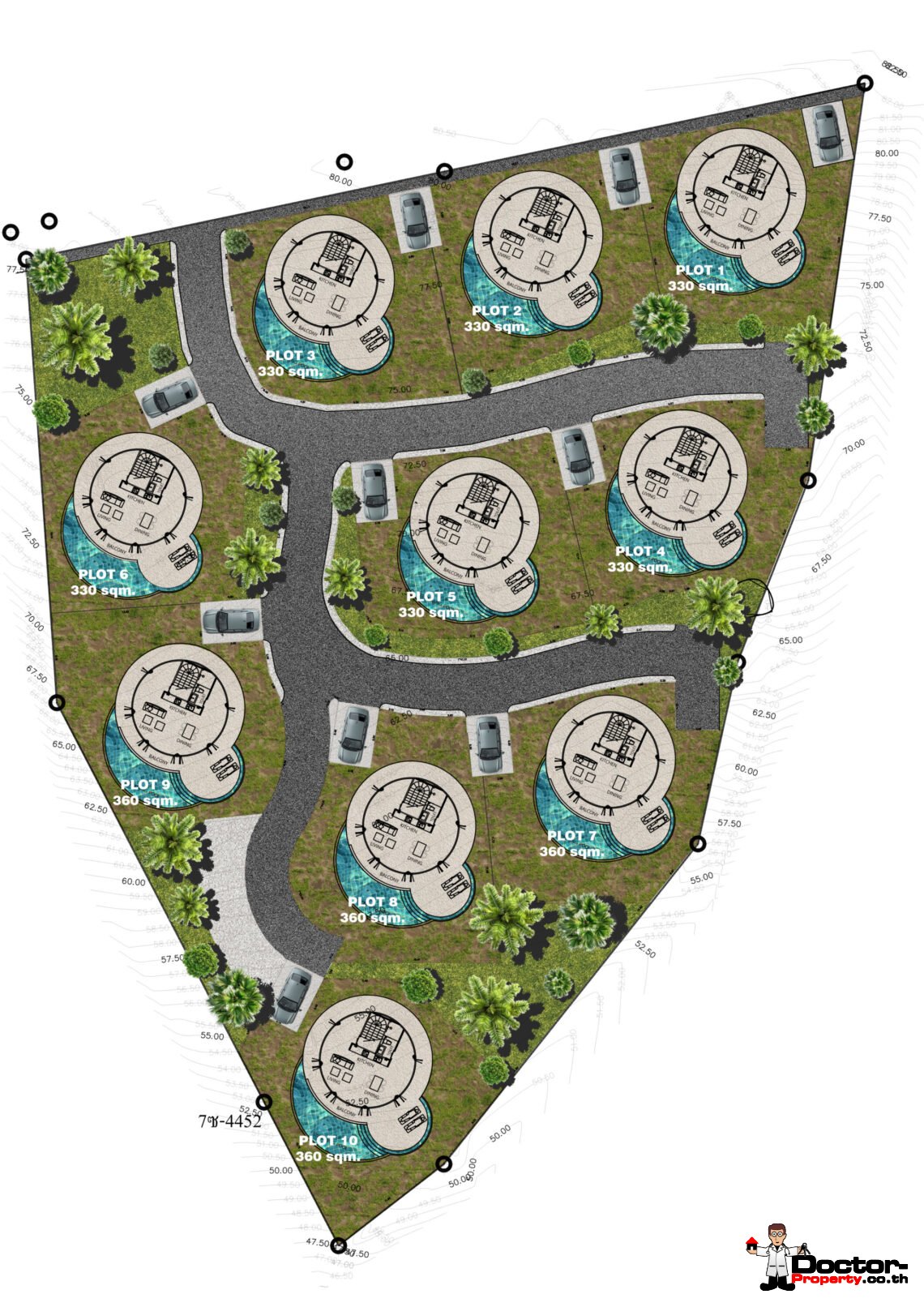 2 Bedroom Pool Villa with Sea View in Angthong, Koh Samui – For Sale